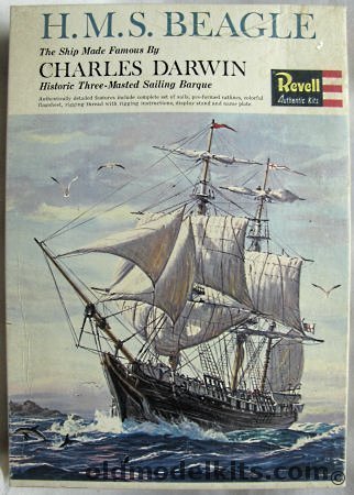 Revell 1/110 HMS Beagle Historic Sailing Barque - Charles Darwin's Ship, H328-300 plastic model kit